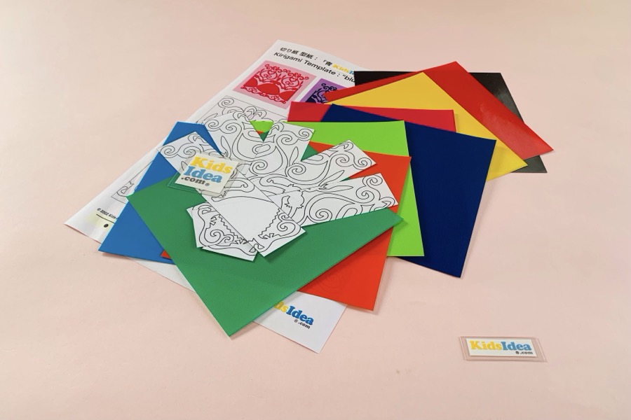 Origami and pattern photos ©︎2025 kids-idea.com