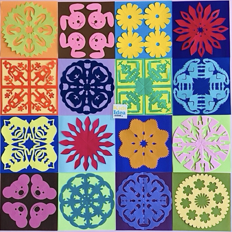 Photo of 16 template designs ©︎2025 kids-idea.com